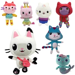 Hot Koop Gaby Poppenhuis Knuffel Mercat Cartoon Knuffeldier Glimlach Kat Auto Kat Knuffel Gaby Meisje Pop Kinderen 'S Verjaardagscadeau