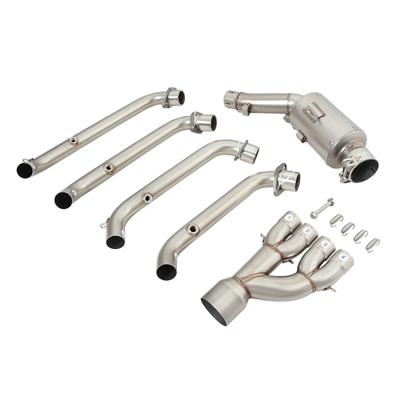 Slip On For QJMOTOR QJ800GS-G QJ 800 GS-G Motorcycle Exhaust Escape System Front Link Pipe Connect Original Muffler Motobike