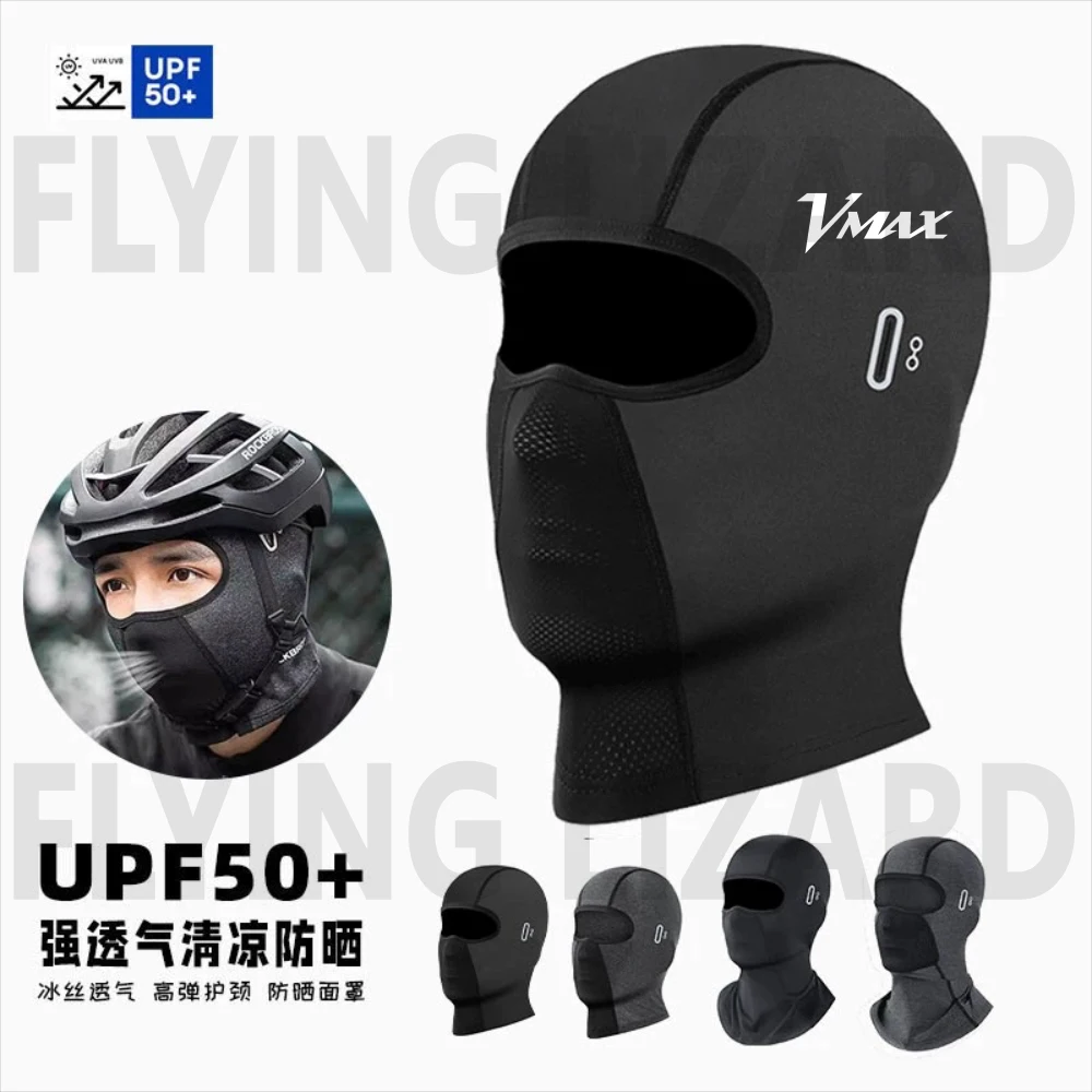 Winter Warm Motorcycle Balaclava Head Mask For Yamaha V‑MAX VMAX1200 VMAX1700 Windproof Thermal Fleece Full Face Headgear