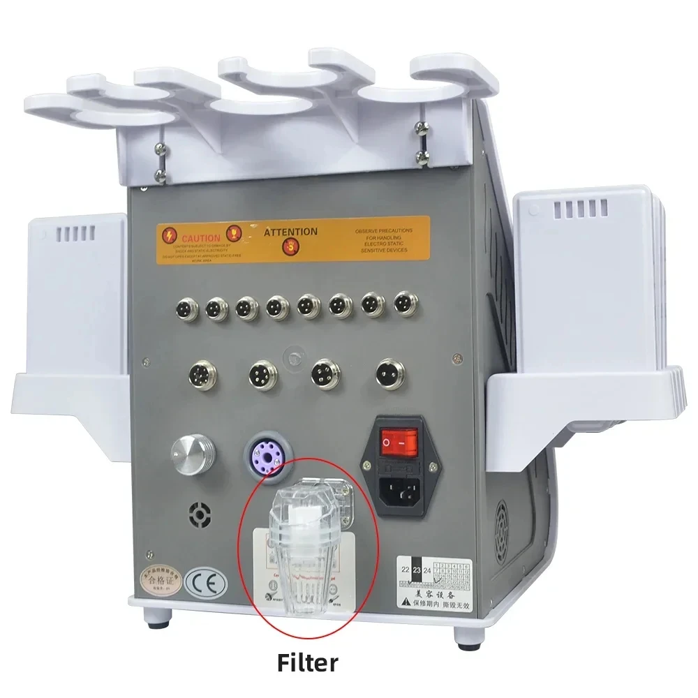 Six In One Beauty Machine With Multiple Heads For Face And Body Care Skin Management Firming Lifting Tightening Salon Equipment