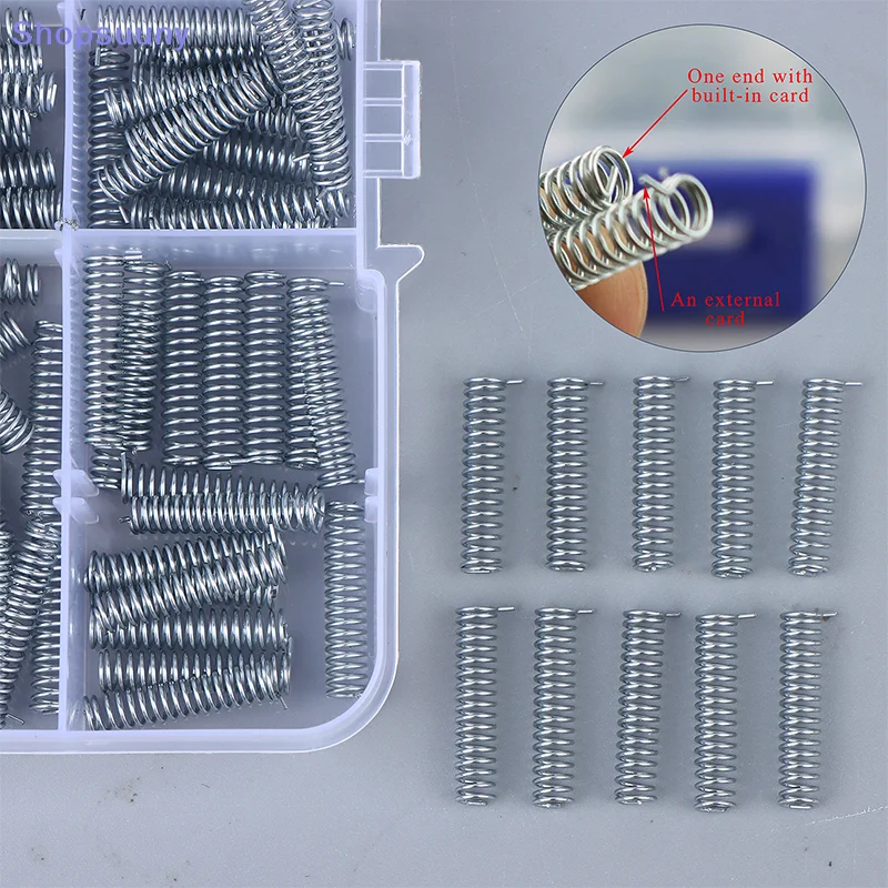 [SU]10/100Pcs Auto Folding Car Key Rotation Shaft Springs High-Tension Spiral Coil For Remote Flip Key Repair Tool Kits[SU]