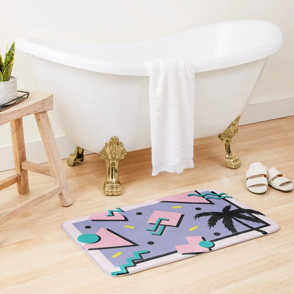 

Memphis Pattern 22 - Retro 90s / 80s Bath Mat DoorEntrance Door Bathtub Carpet Mat