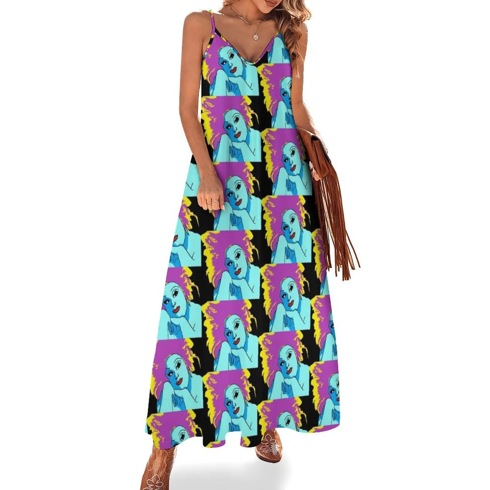 

Divine Sleeveless Long Dress clothing women summer 2025 Dress woman women's clothing summer 2025 novelties Dress