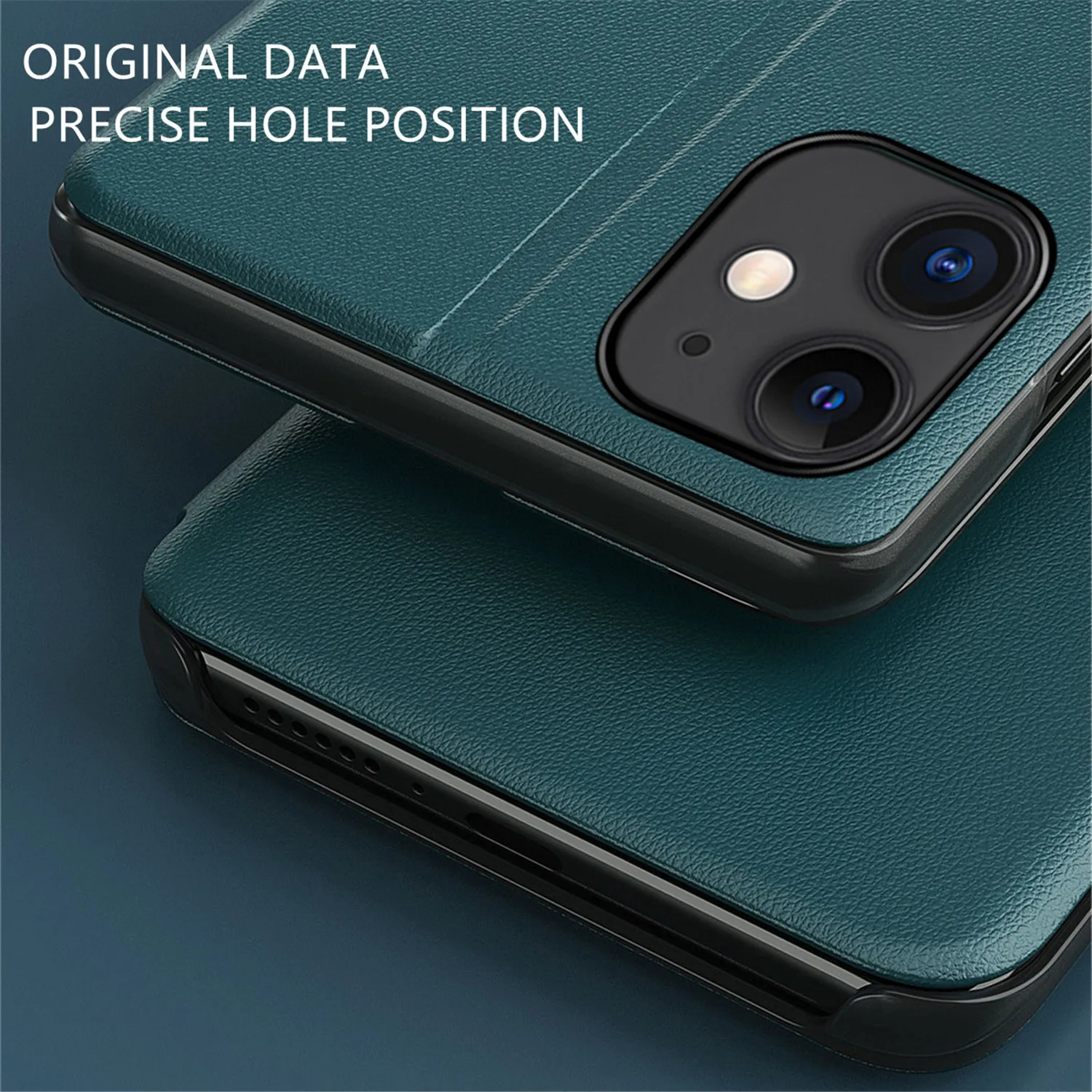 2023 Smart Clear View Flip Case For Samsung Galaxy S22 S21 Plus Note 20 Ultra S20 FE A53 A52 A72 5G A51 S23 A12 Stand Leather Co