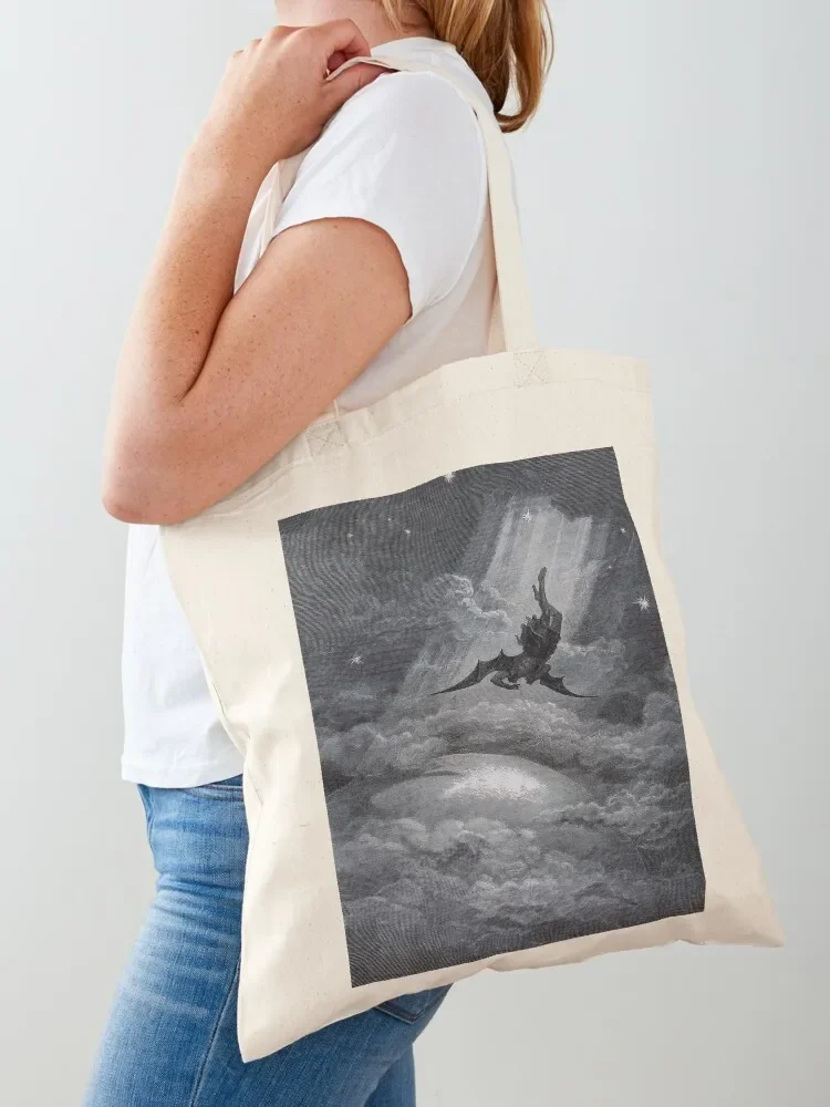 

Paradise Lost by Gustave Doré Tote Bag Shopping bags Portable shopping bag Fabric bag custom fabric