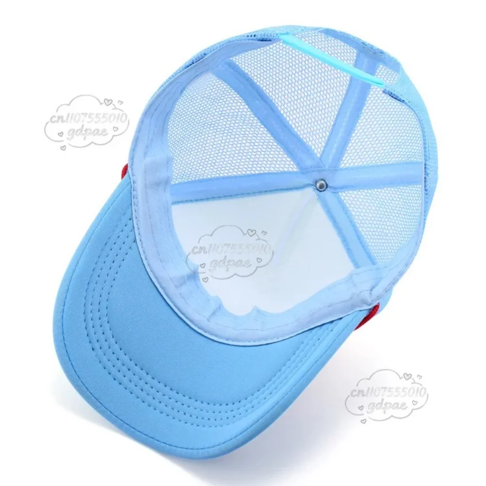 Dustin Hats Retro Mesh Cap Trucker Thinking Cap Summer Breathable Baseball Caps for Men and Women Boys Girls Cosplay Accessories image 4