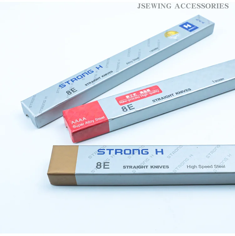 Straight Blade For KM and Eastman Cutting Machine Fabric Cut Knife Strong H 5,6,8,10,12,15 inch