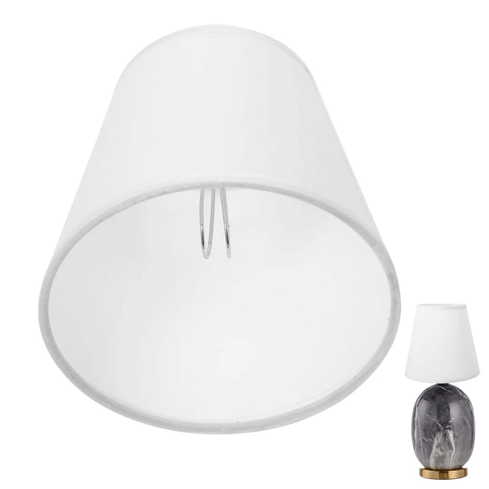 

Household Lamp Shade Linen Light Cover Sturdy Eye Protection Easy Install for Bedroom Living Room Cover