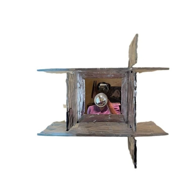 

Light luxury water corrugated wall lamp designer retro decorative aisle corridor lamp Italian bedroom lamp