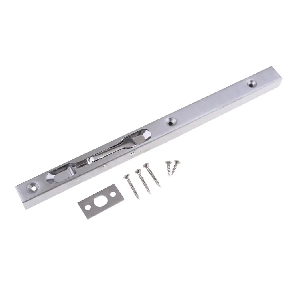 12Inch Roestvrijstalen Deur Schuif Bout Lock Flush Bout Latch Security Latch