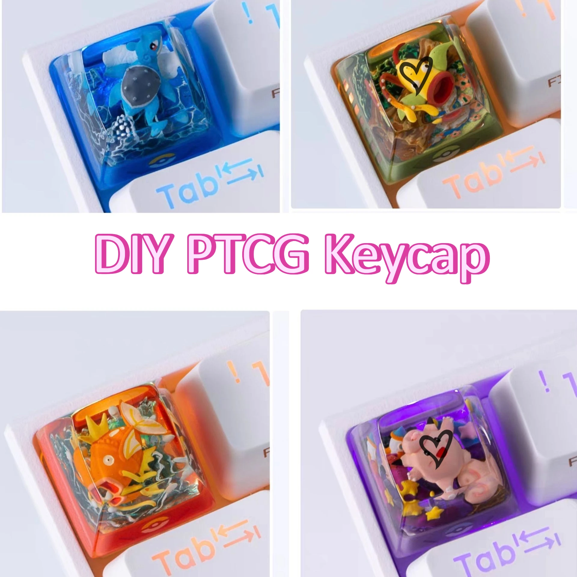 teclas-de-pokemon-teclas-artesanales-de-resina-translucida-3d-teclado-mecanico-gastly-vulpix-clefairy-haunter-dragonair-lapras-pikachu