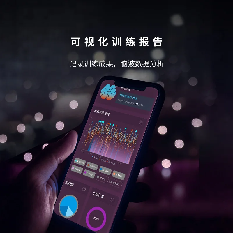 New BrainLink Lite Neural Headband Brainwave Detector for Children & Adults - High-Tech Focus Training & Meditation