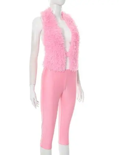 Conjunto de color sólido para mujer, nuevo estilo, cuello colgante, espalda descubierta, correa para el hombro, piel sintética, nalgas envueltas, otoño 2025