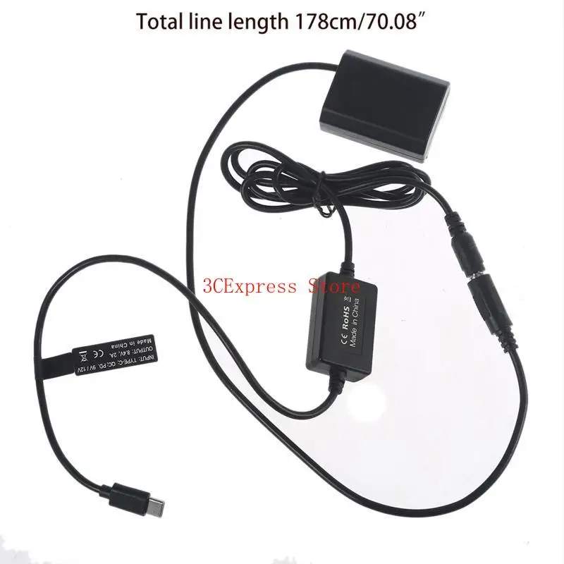 A6600 A7C A7S 용 Type-C ~ FZ100 더미 배터리 휴대용 카메라 전원