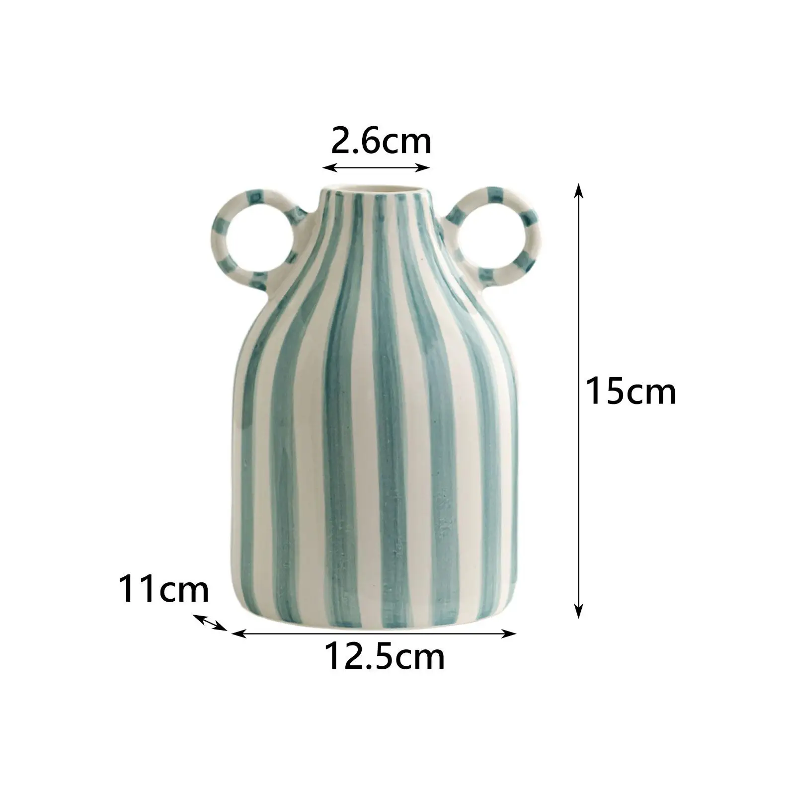 Decorative Flower Vase, Nordic Boho Vase, Small Vase, Home Decor, Porcelain