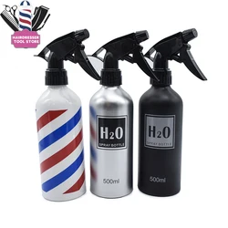 500ml Hairdressing Fine Mist Spray Empty Bottle PET Plastic High Pressure Retro Refillable Bottle Salon Hairdressing Makeup Tool