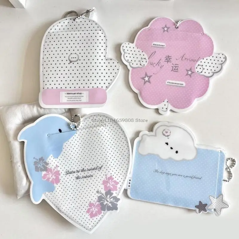 3 polegadas Case fotocard Caso ônibus Adorável Cartoon Photocard Photocard Setors