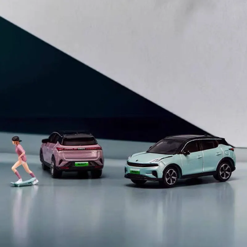 

Масштаб 1:64 LYNK & CO 06EM-P, классическая имитация сплава, игрушечный автомобиль, модель сцены, украшение, коллекционный сувенир