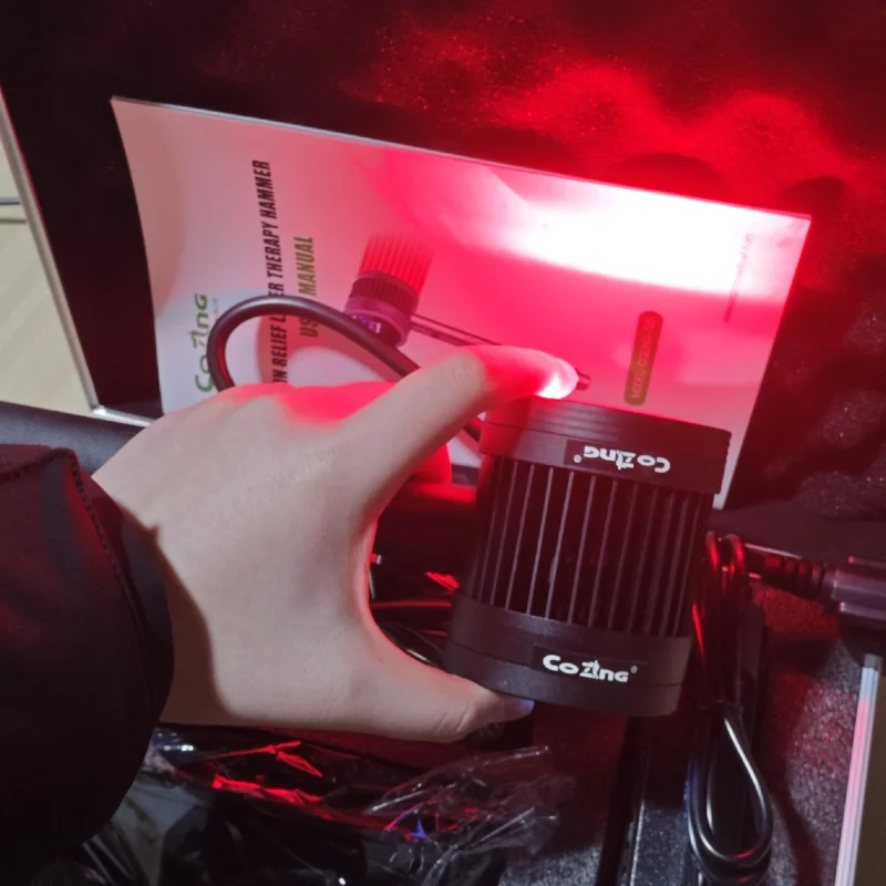 

Одобренный для домашнего использования лазерный аппарат 1295 мВт: лучший прибор для холодовой терапии, облегчение боли красным светом (650 нм x 19, 808 нм x 6 диодов) при тендините