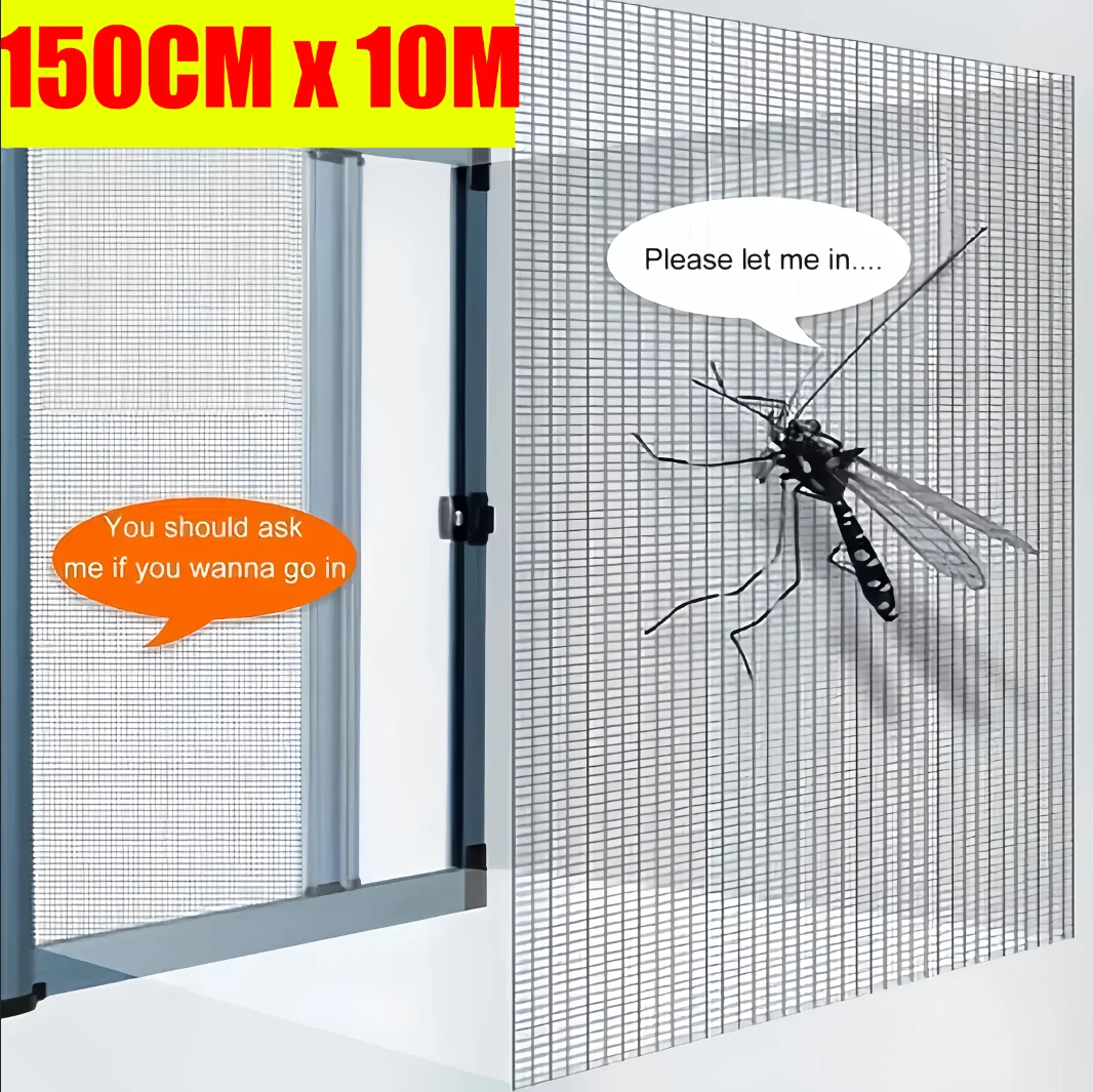 

DIY Large Size Window Screen Mesh Pet-Proof And MosquitoInsect Resistant Suitable For Balconies Gardens And More Insect Screen