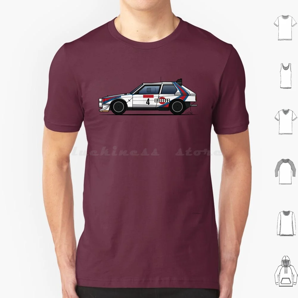 Delta S4 Bianco T Shirt Big Size 100% Cotton Delta Lancia Lancia Delta Lancia Delta S4 Lancia Delta S4 Lancia Delta S4 Lancia