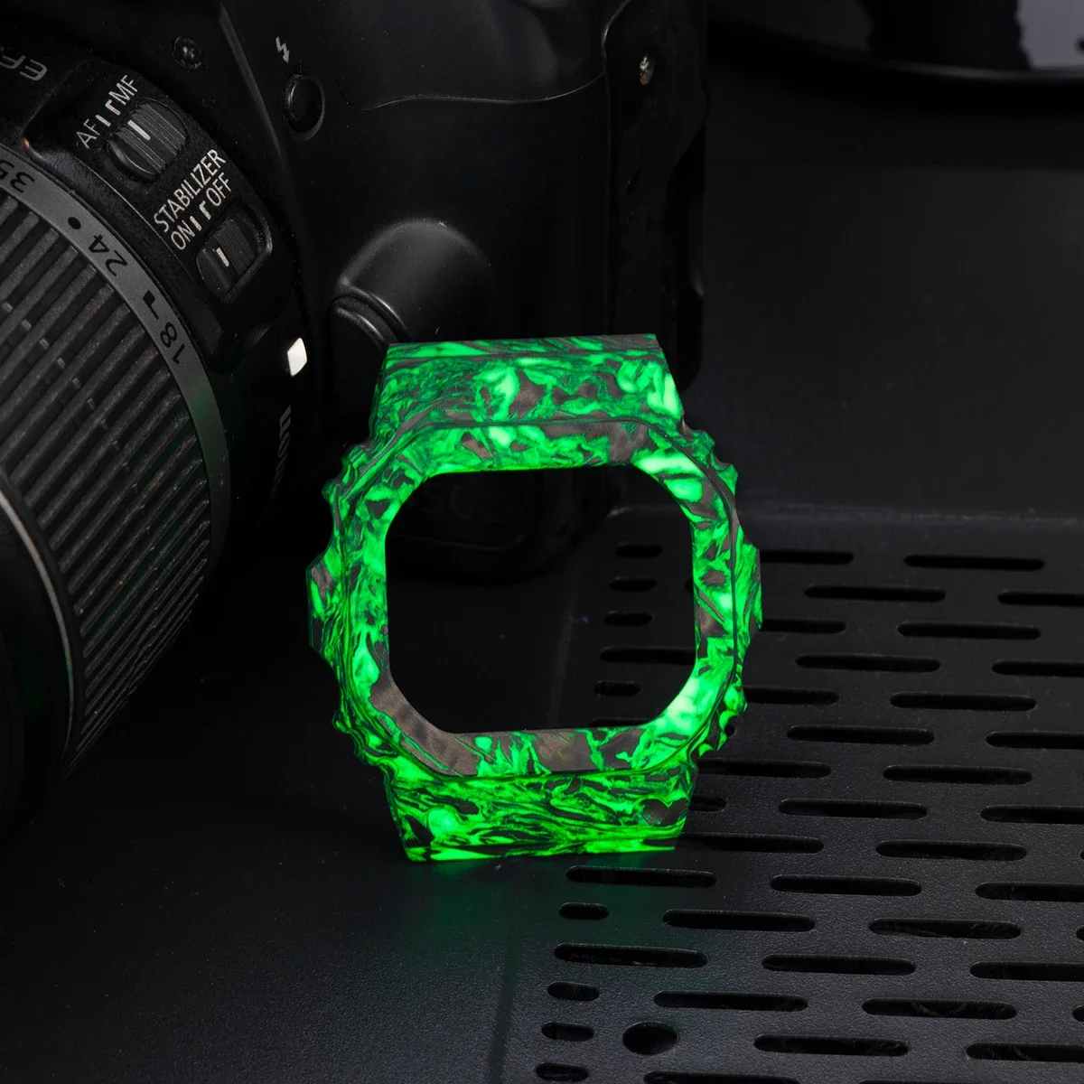 Luminous Carbon Fiber Case For Casioak GMW-B5000 DIY Retrofit Accessaries For GMW-B5000 Series Modification Bezel Cover Frame