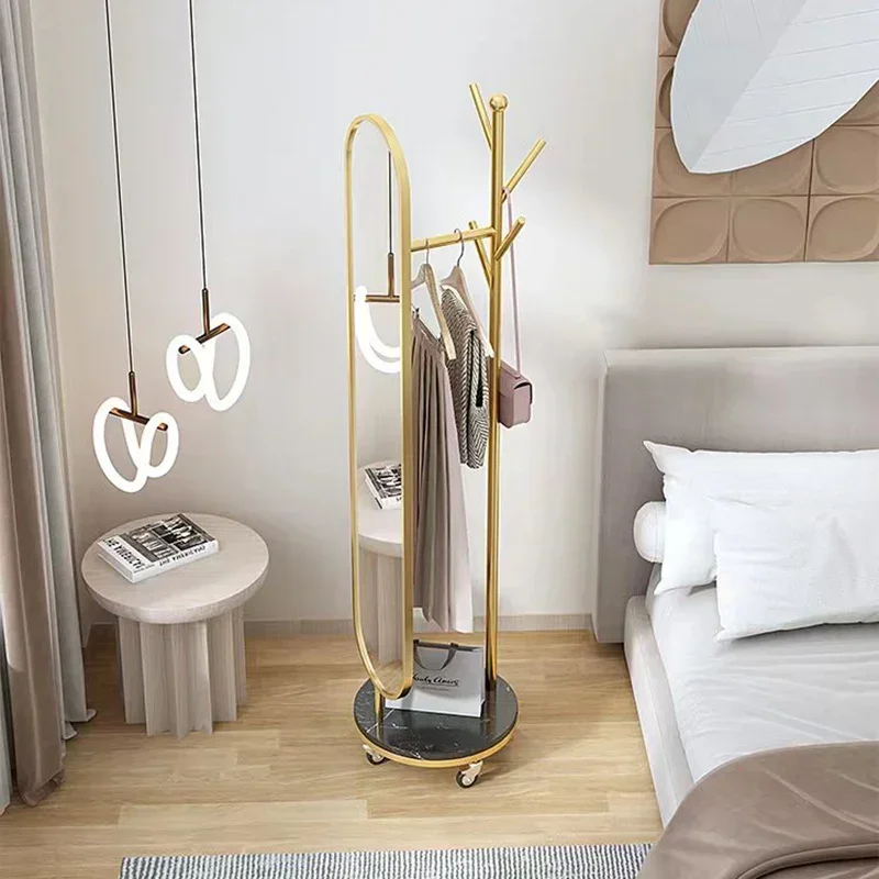

Evening Dress Bag Hanger Coat Racks Pants Cheap Modern Floor Display Mirror Coat Racks Dress Arara De Roupa Home Furniture