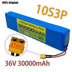 10S3P 36V Battery Ebike Battery Pack 18650 Lithium Ion Battery 500W High Power and Large Capacity42Vmotorcycle Scooter XT60 Plug