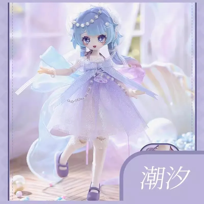 في بقعة ميكي صندوق أعمى اليدوية القلب Bjd صندوق أعمى دمية 1/12 دمية المحمول الديكور عروسة كارتون جمع هدية عيد ميلاد