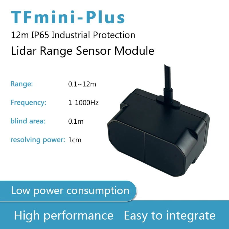 TFmini/TFmini Plus Lidar – Module de capteur de télémètre, dispositif à Point unique pour Raspberry Pi Pixhawk Drone FZ3000 FZ3065