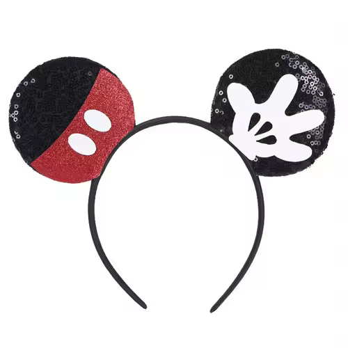 Mouse Headband Cartoon Ears Sequin Bows Hairband Party Cosplay Hair Accessories Children Adults Toys Gift - Image 23