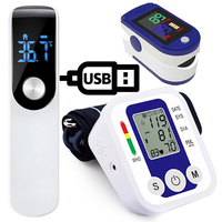 LCD Portable Health Care Pulse Meter BP Monitor Automatic Digital Arm Blood Pressure Monitor Tonometer Meter Sphygmomanometer