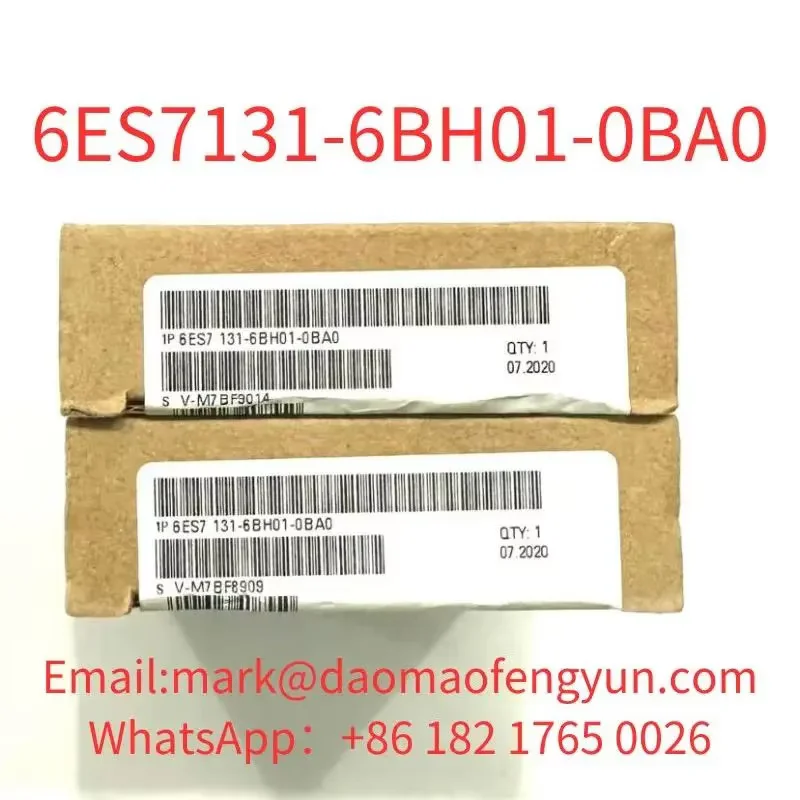 6ES7131-6BH01-0BA0 Brand New SIMATIC ET 200SP Digital input module, DI 16x 24V DC Standard,
