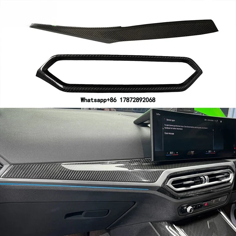 

Right Hand Drive Carbon Fiber Interior Trim Stickers for G20 3 Series Dashboard Center Console Accessories