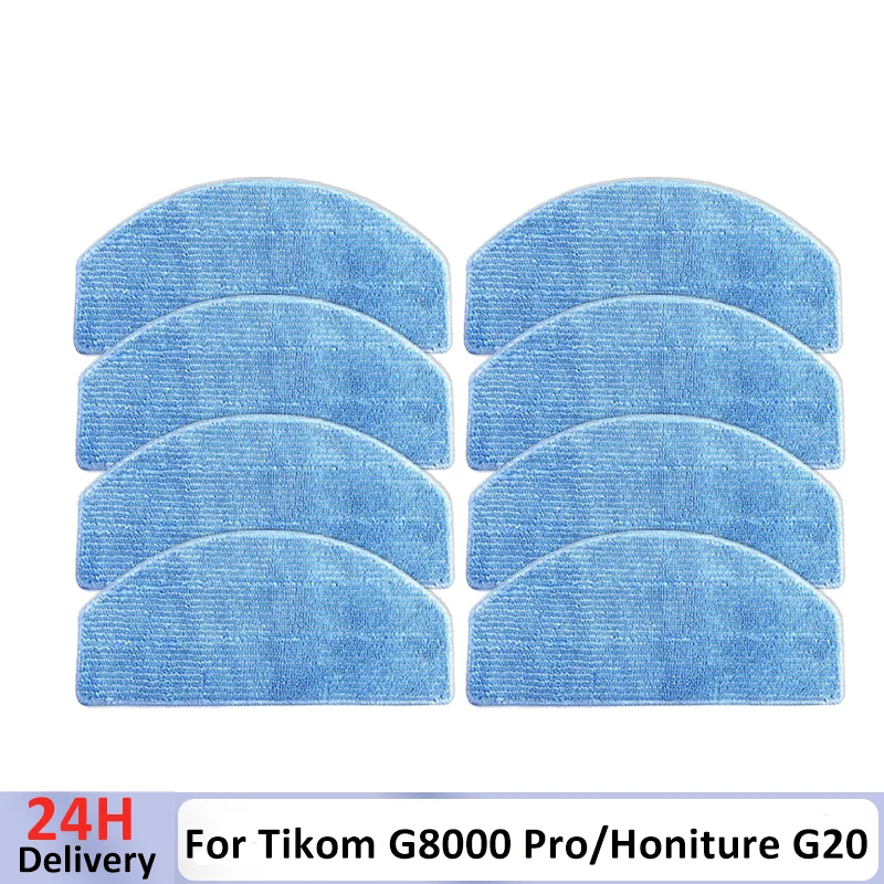 Mop Pad  For Tikom G8000 / G8000 Pro, Honiture G20 /G20 Pro, Laresar Evol 3s Vacuum Cleaner Microfiber Accessories Mop Cloth