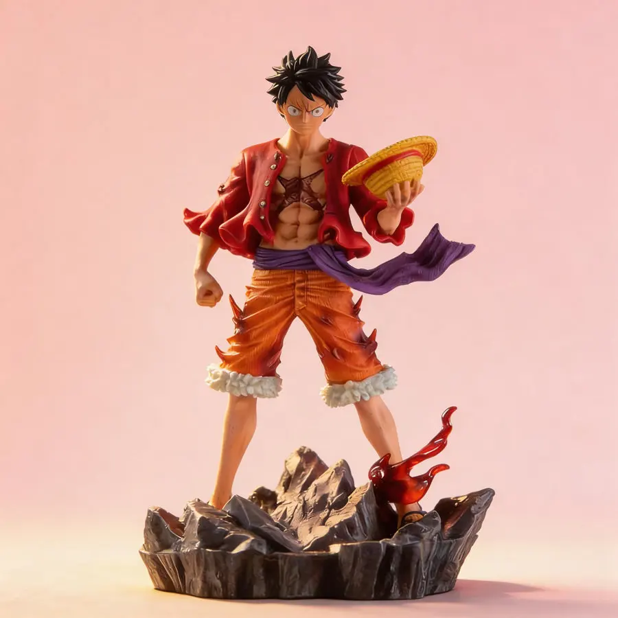 

Anime Figure Monkey D. Luffy (Haoshoku Haki) - One Piece Collectible Model 24cm Desktop Decoration