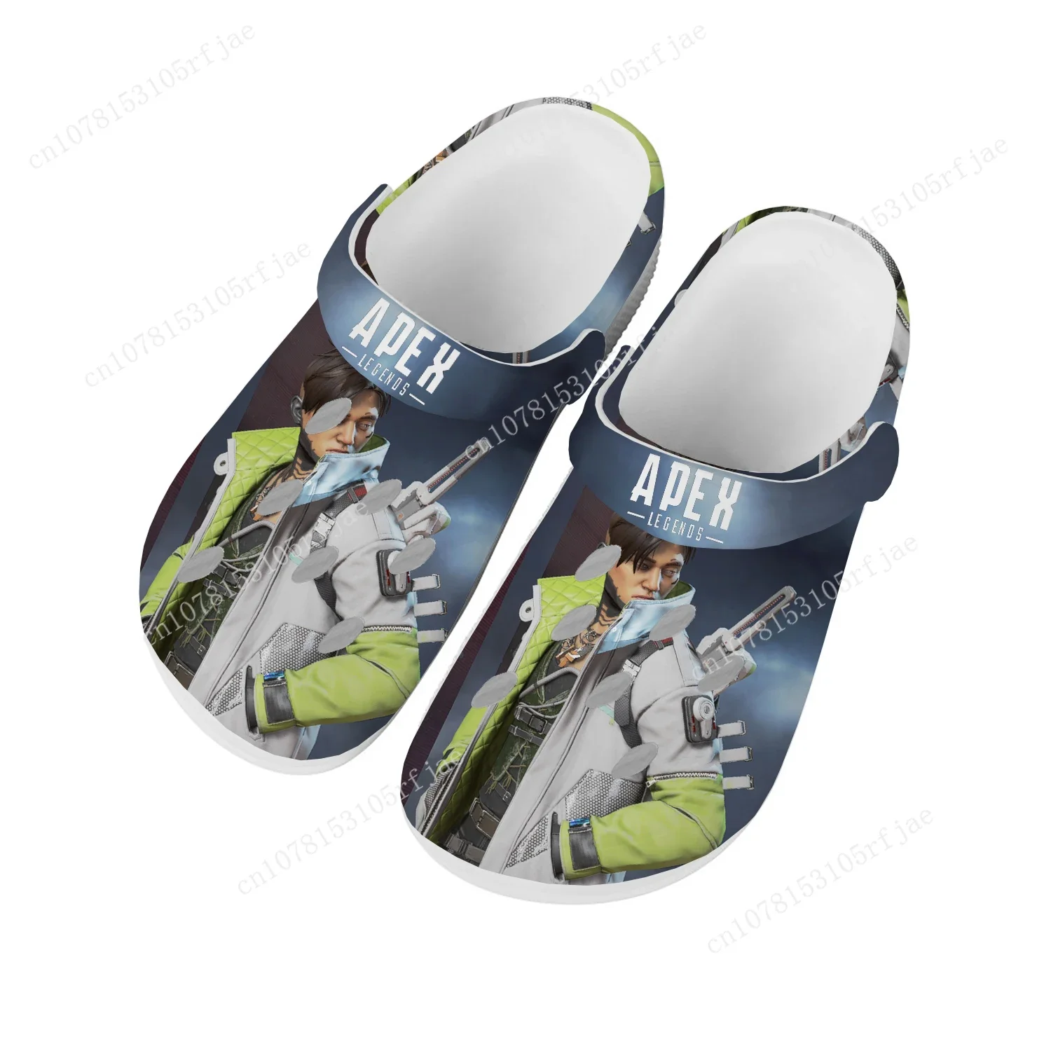 

Hot Cartoon Game Apex Legends Crypto Home Clogs Mens Womens Teenager Custom Built Water Shoes Garden Beach Hole Slippers Sandals