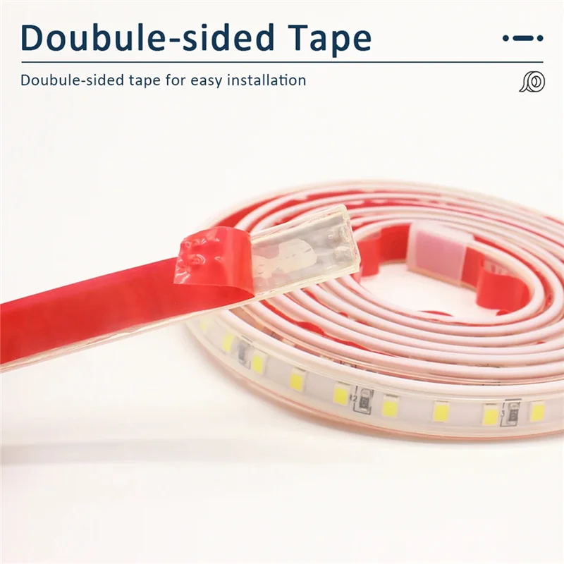 ABBY-شريط مرن مصباح الشريط 120 المصابيح/م 220 فولت IP68 إضاءة مقاومة للماء قطاع ضوء مصلحة الارصاد الجوية 2835 تشغيل/إيقاف التبديل الاتحاد الأوروبي التوصيل للخارجية 7 متر أ #2