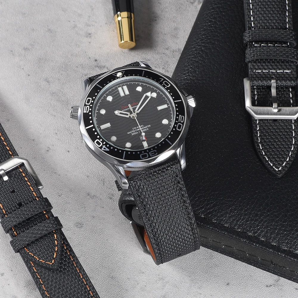 สายนาฬิกาหนังยาง FKM ขนาด 20 ม - Omega Watch Speedmaster บทวิจารณ์และราคา