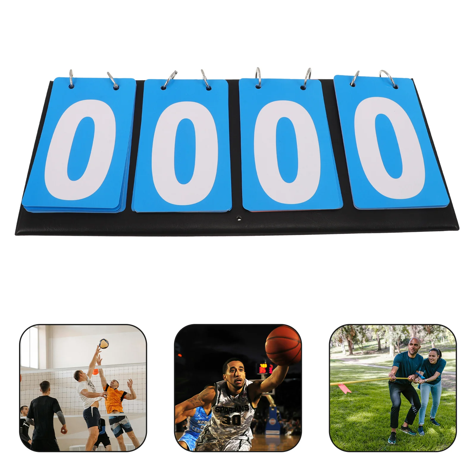 

Basketball Scoreboard Four Scoreboards Volleyball Competition Tabletop Flipper Sports