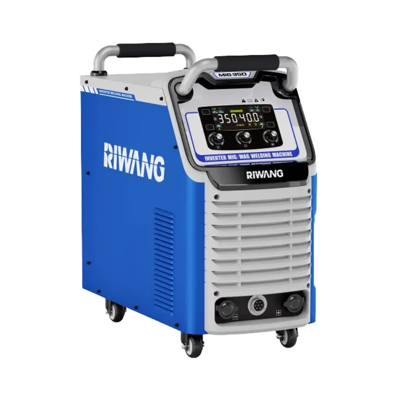 Soldadora MIG Industrial Riwang MIG-350 Trifásica 380V con Inversor IGBT, Duradera, Multifuncional 3 en 1, Modos MIG/MAG y Stick, para Acero Inoxidable