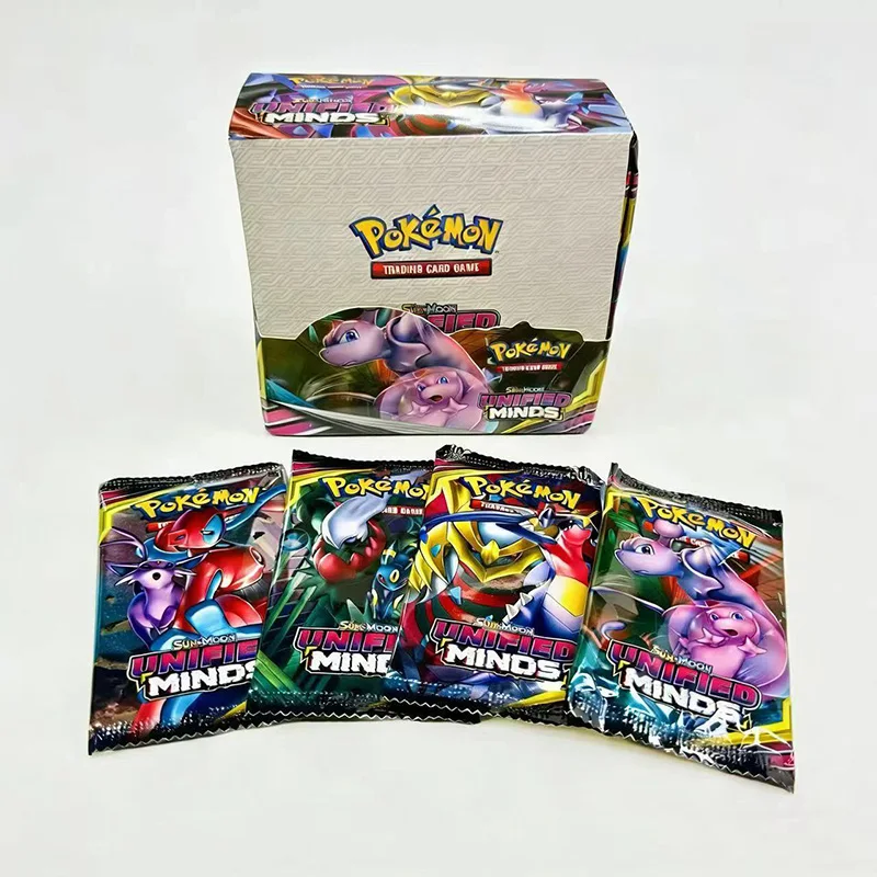 TCG Sun & Moon Unified Minds Booster Box - 36 Packs English Trading Card Game Collectible Cards Kids Toy Gift