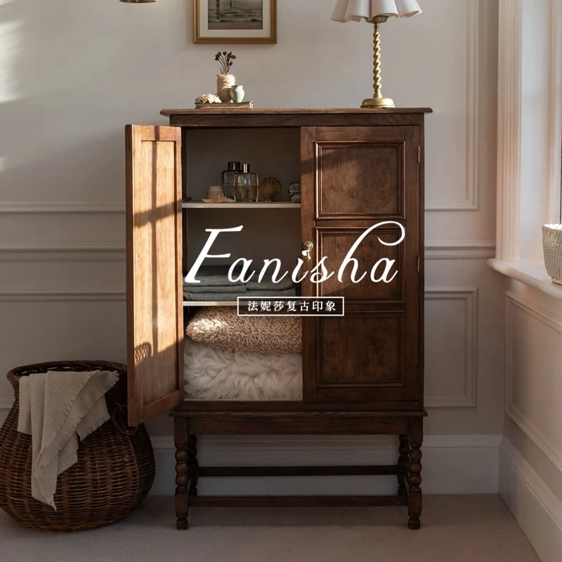 

Small-sized furniture, living room, bedroom wall French light luxury high-end display cabinet locker