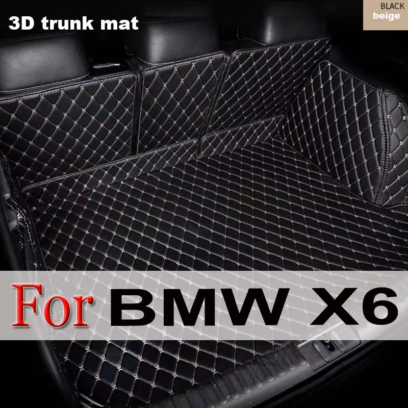 Car Mats For BMW X6 G06 MK3 2020 2021 2022 Waterproof Protective Pad Accesorios Auto Alfombrilla Coche Trunk Mat Car Accessories