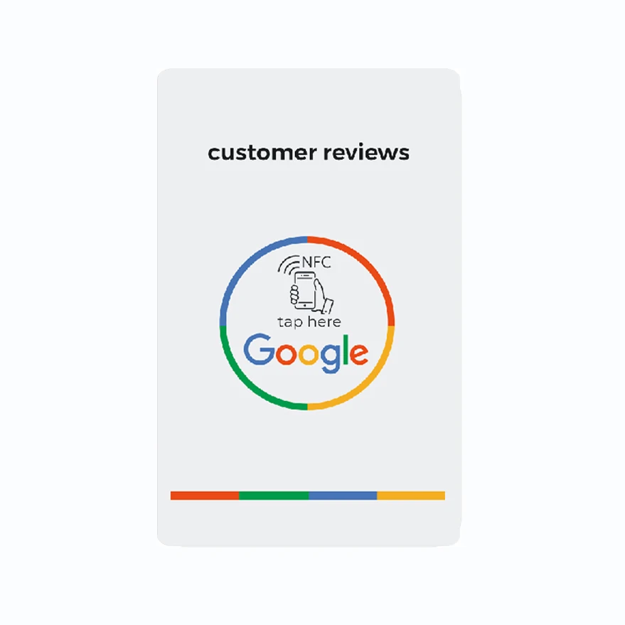 Custom Logo Printing Google Review Card Increase Your Reviews Universal NFC Cards