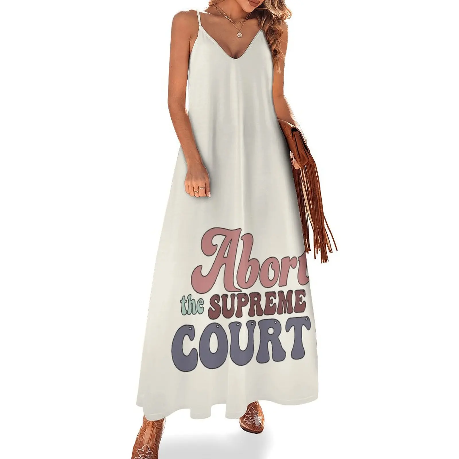 Abort The Supreme Court of The United States, SCOTUS Roe v Wade Sleeveless Dress summer dress for women 2025 party dresses women