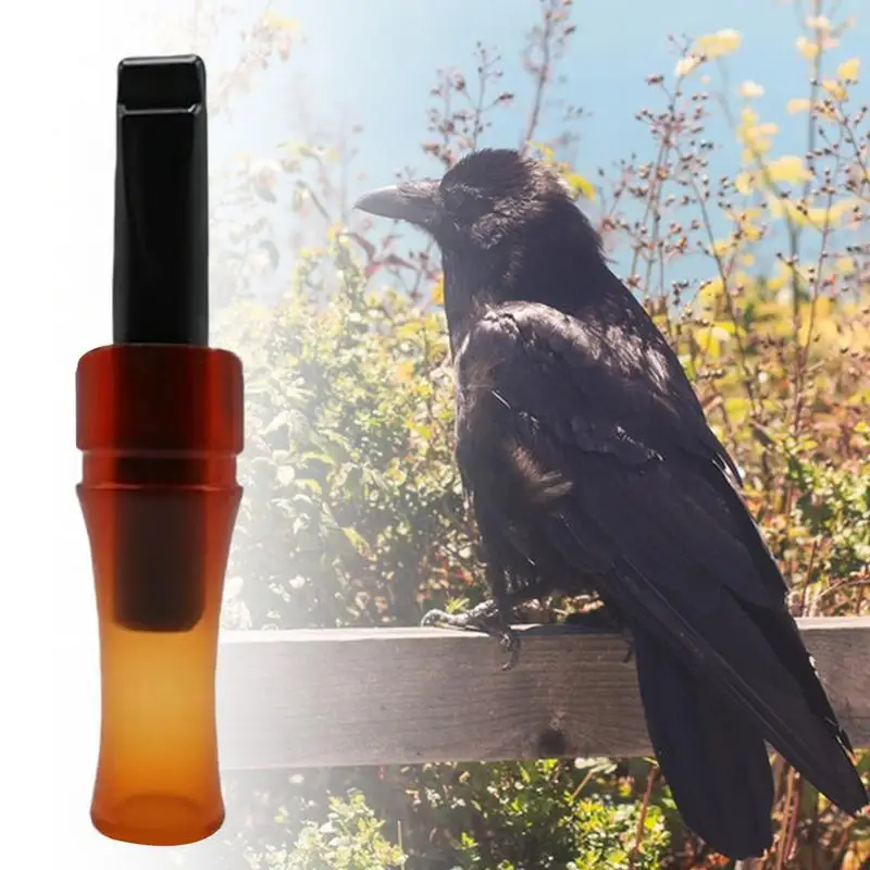 Crow Call Whistle صوت واقعي يجذب المفترس السحر في الهواء الطلق التخييم الصيد الطعم صفارات لوازم الرماية