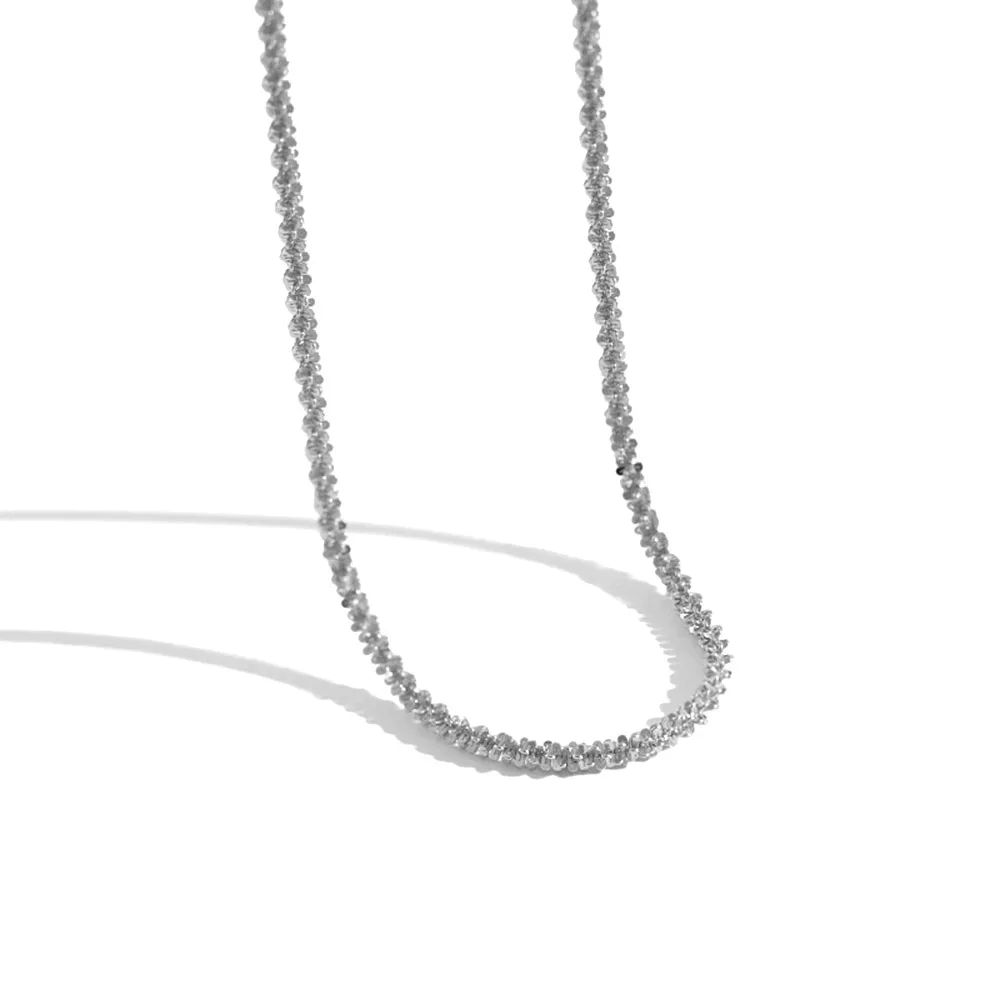 ANDYWEN New 925 Sterling Silver 2.2mm Chain Choker Necklace Long Chain Rock Punk Women Luxury 2020 Fashion Fine Jewelry
