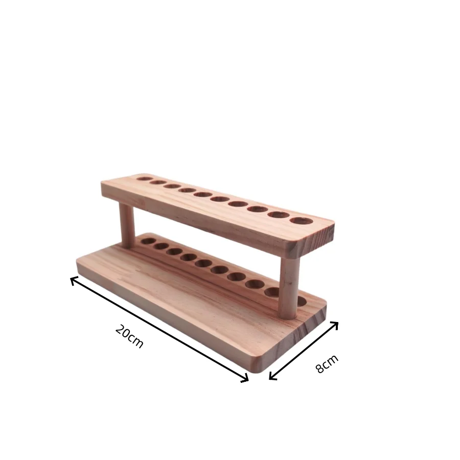 1 Stück Schreibtisch-Organizer aus Holz in Walnussfarbe – Stifthalter, Handyhalterung und Aufbewahrungslösung für Büro und Schule – Detail 12