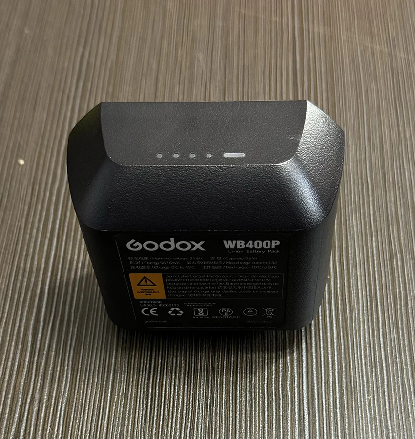 Godox AD400PRO WB400P Li-ion Battery External Flash Light Camera Lamp Power Battery Backup